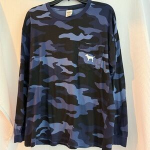 Victoria’s Secret pink camo top size medium